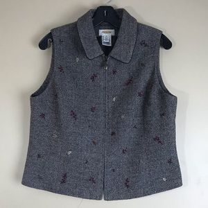 Women’s Talbots Petites Wool Vest Medium M